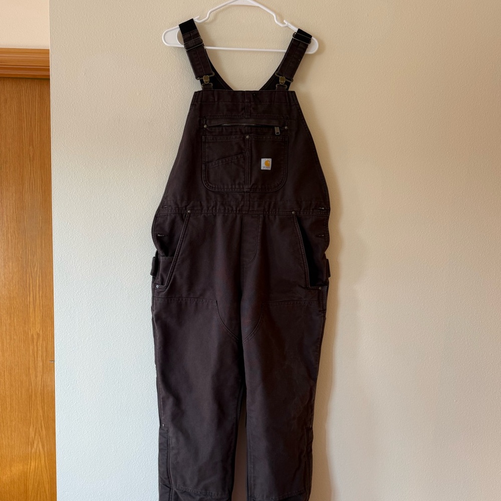 CARHARTT WOMEN'S WASHED DUCK INSULATED BIB OVERALL
